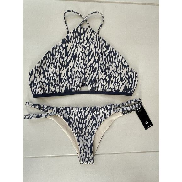 Tavik Swim Bikini Set Swimsuit Multicolor Print Swimwear - Picture 1 of 11